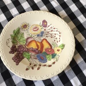Vintage VERNON KILNS Fruitdale Handpainted 14” Platter